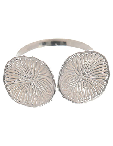 Anillo Dos Medusa en Plata